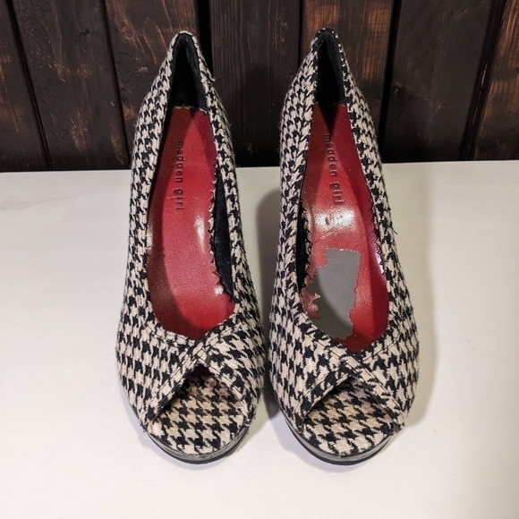 Madden Girl Shoes - Classic  houndstooth, MADDEN girl shoes, size 10